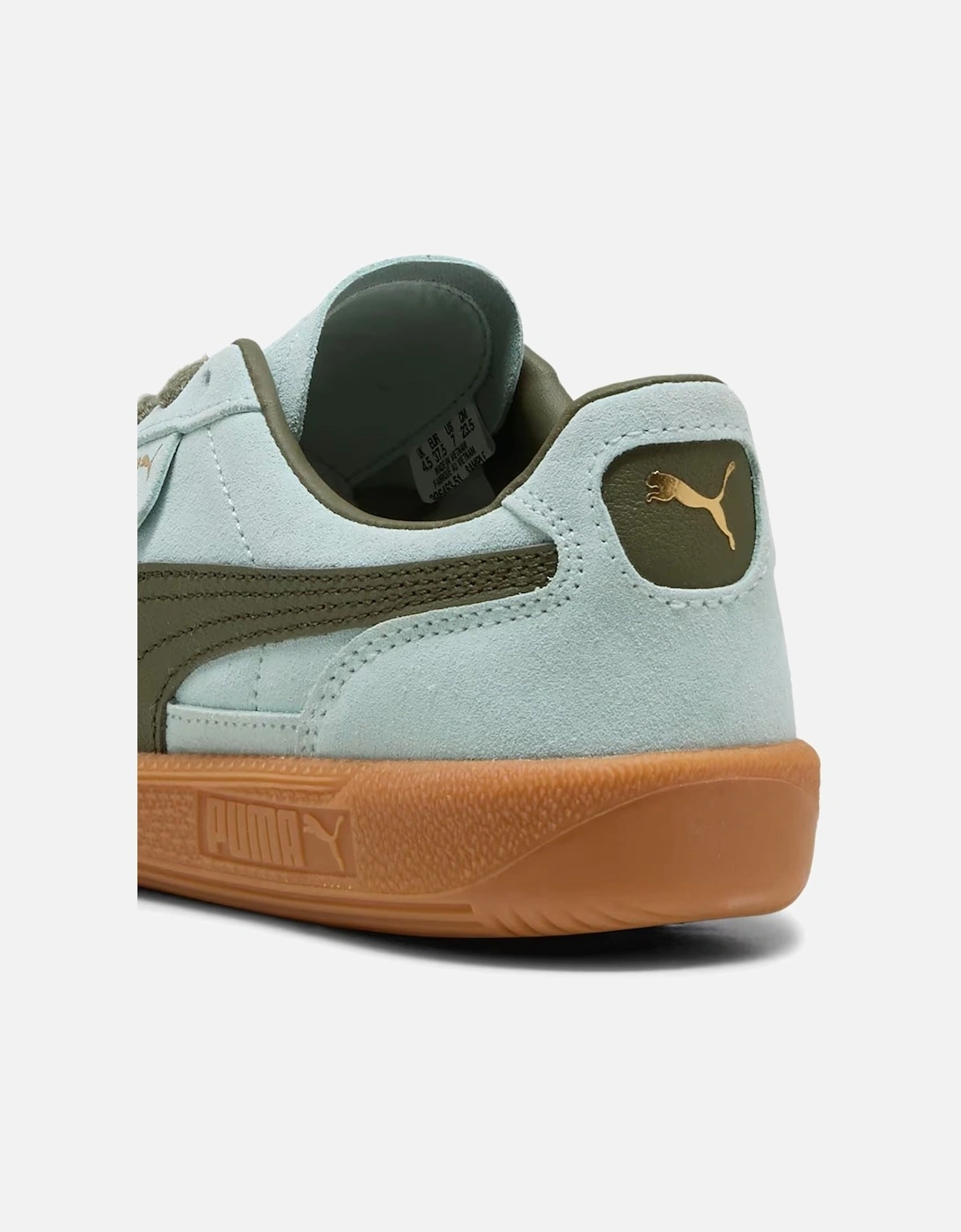 Palermo Leather Peaceful Blue/Loden Green Trainers