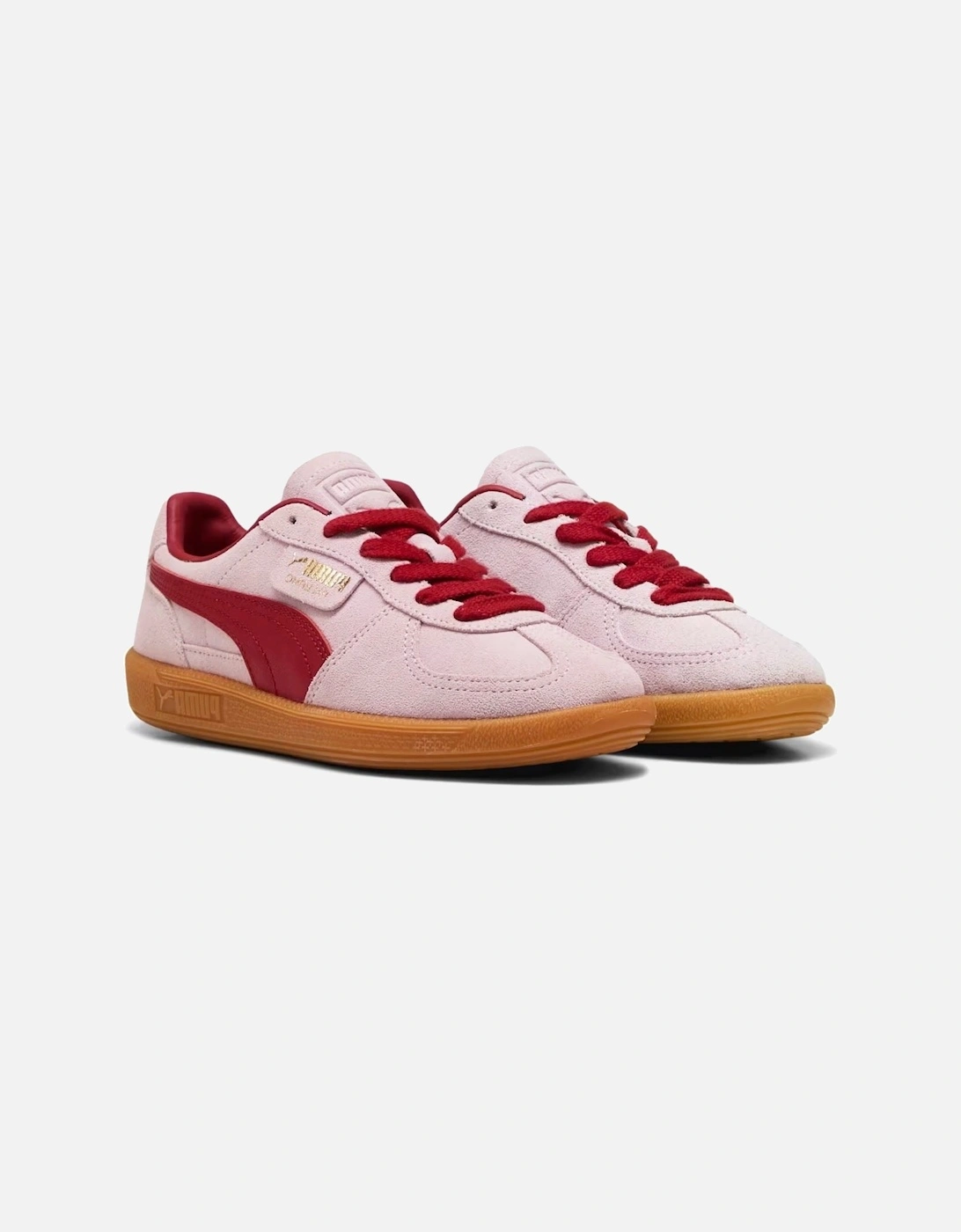 Palermo Leather Rose/Dark Crimson Trainers, 6 of 5