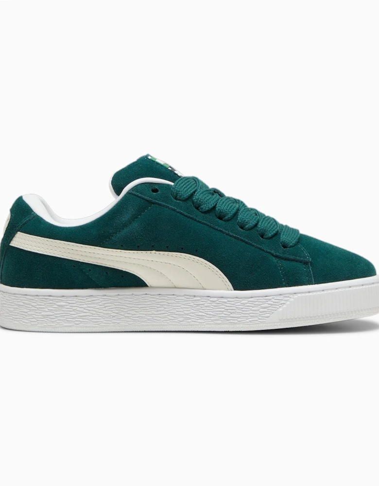 - 395205-21 UNISEX SUEDE XL DARK GREEN/WHITE