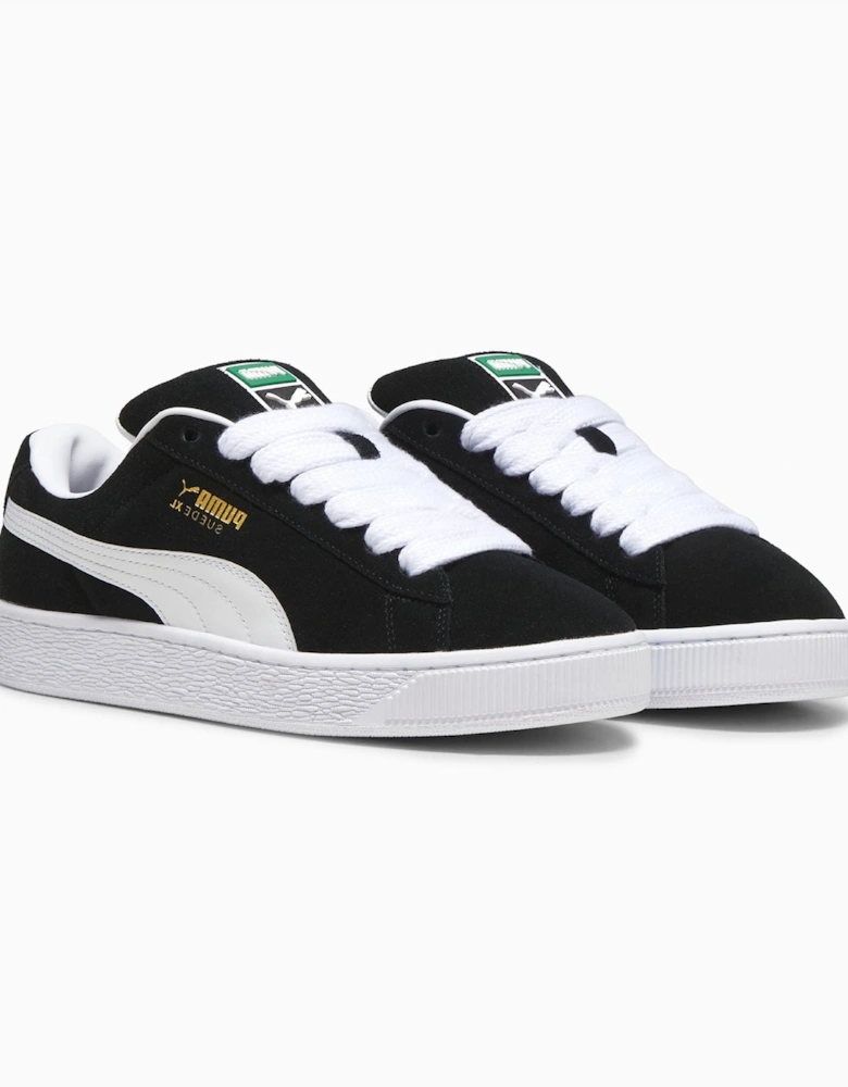 - 395205-02 UNISEX SUEDE XL BLACK/WHITE