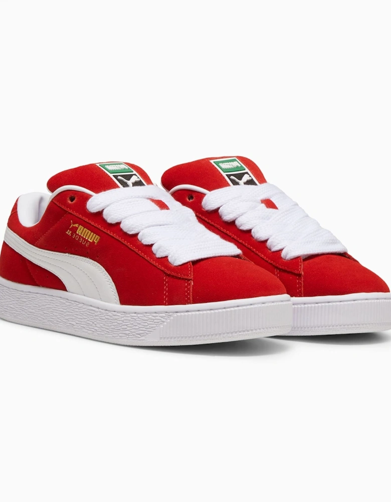 - 395205-03 UNISEX SUEDE XL RED/WHITE