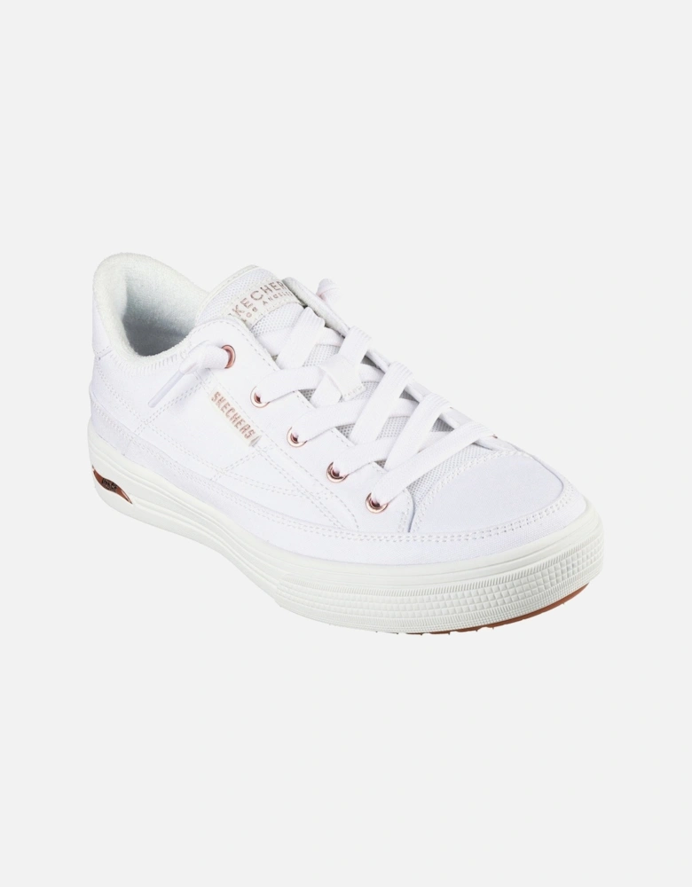 Womens Arch Fit Arcade - Meet Ya There 177190-WHT White Lace Up Shoe