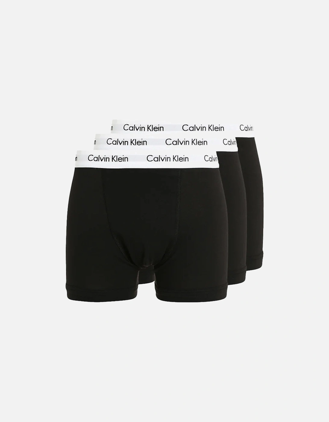 Cotton Stretch 3 Pack Boxer Briefs Black/White, 5 of 4