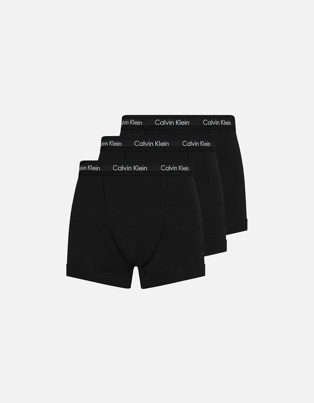 Cotton Stretch 3 Pack Boxer Briefs Black, 5 of 4