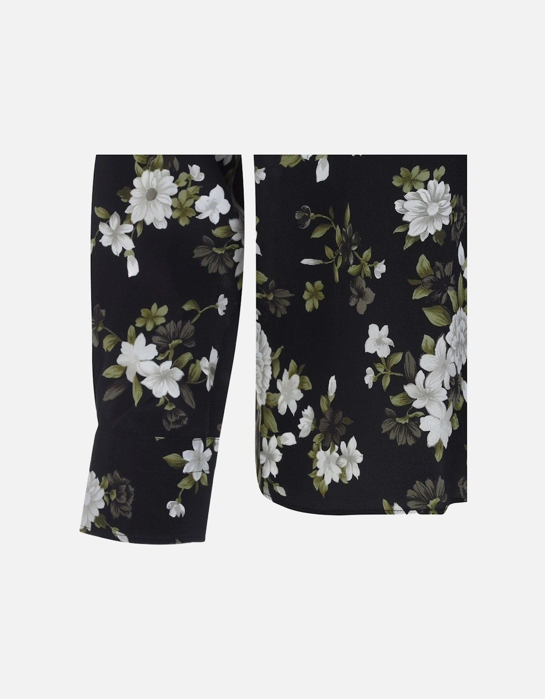 Hendrix Floral Fluid Shirt Black