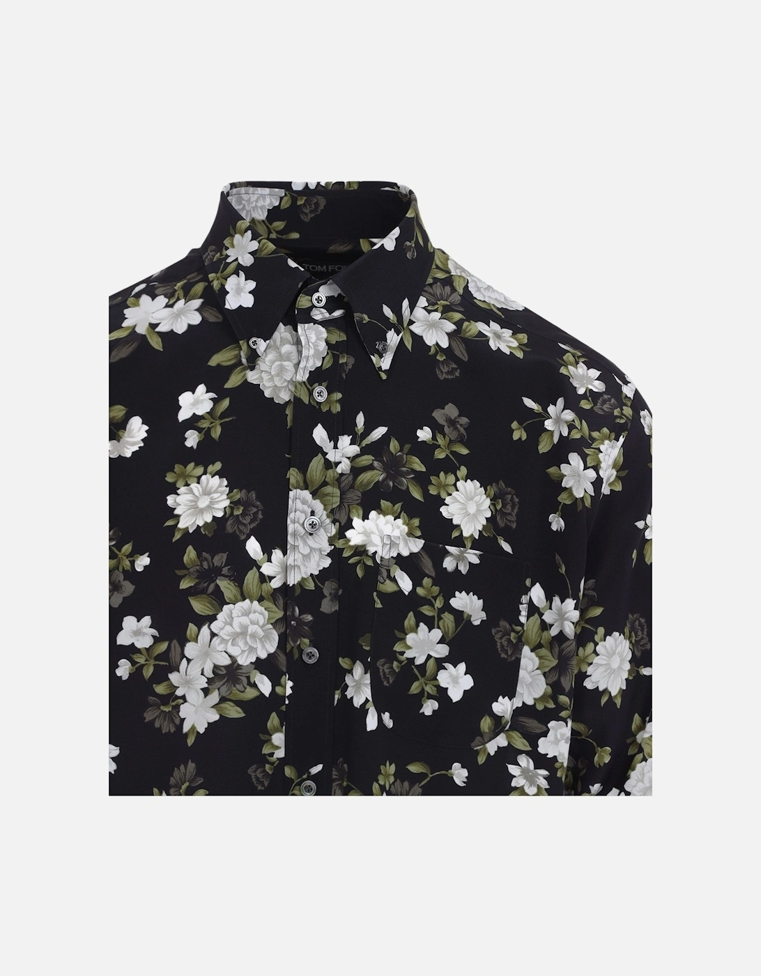 Hendrix Floral Fluid Shirt Black