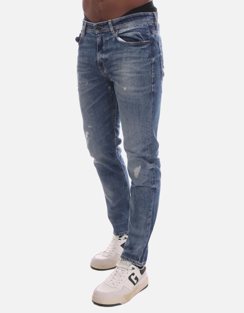 Tapered-Fit Jeans