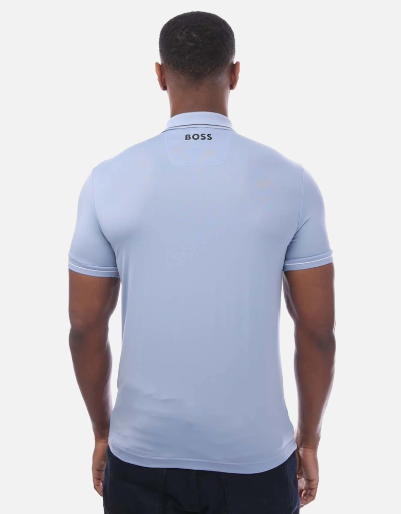 Contrast Logo Slim-Fit Polo Shirt