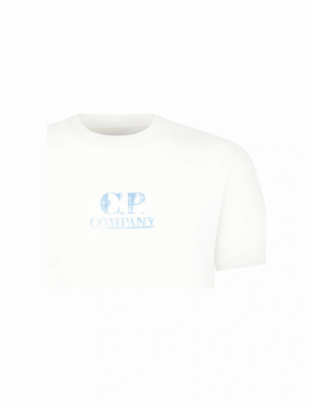 30/1 Jersey Graphic Logo T-Shirt Gauze White