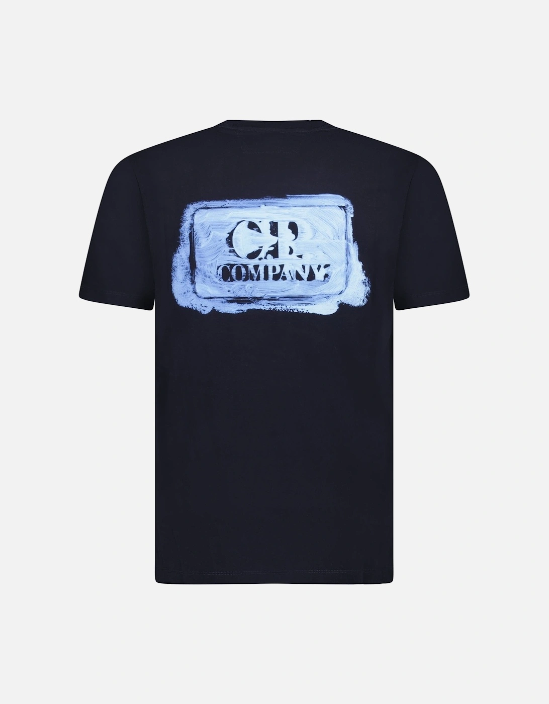 30/1 Jersey Graphic Logo T-Shirt Navy