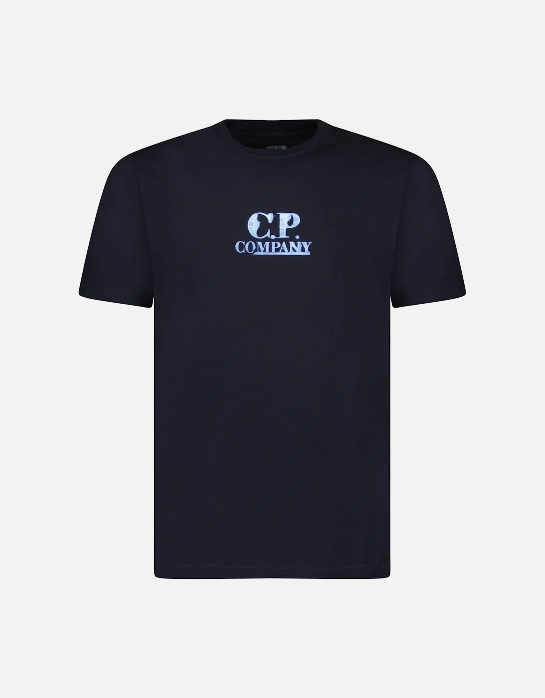 30/1 Jersey Graphic Logo T-Shirt Navy, 5 of 4