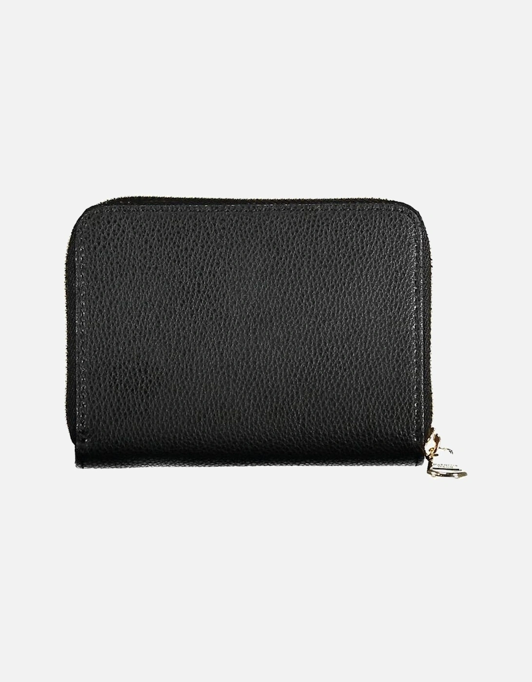 Double Compartment Wallet with Card Slots and Coin Purse Women - Black