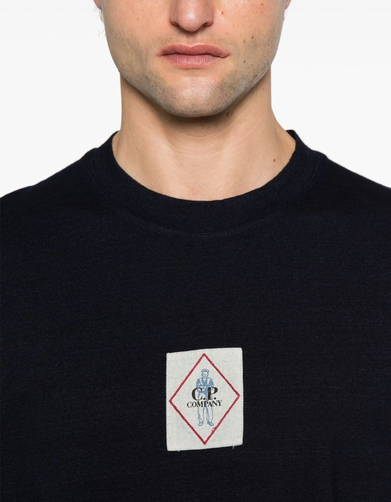 Patch Logo T Shirt Navy