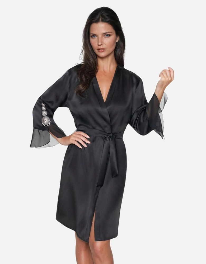 Satin nightwear by Women - Black