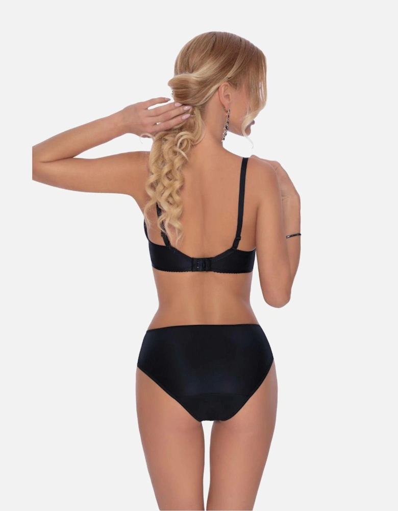 Lingerie Set Push-up Lace by Women - Black Bras