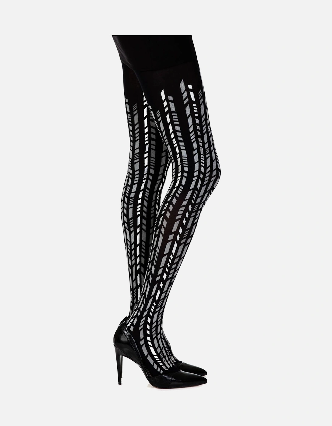 Hosiery by Women - Blacksilver Tights, 4 of 3