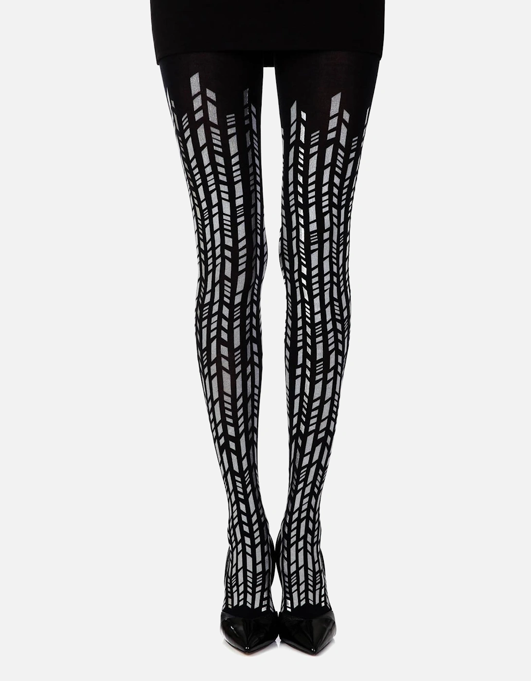 Hosiery by Women - Blacksilver Tights