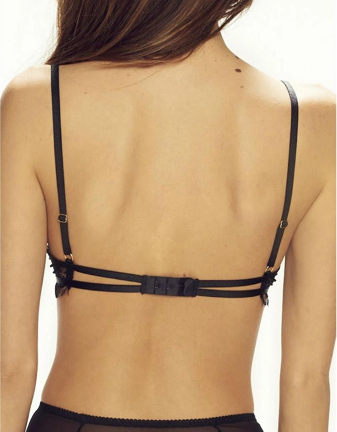 Luxury Bra Underwired Lace by Women - Black Lingerie Sets