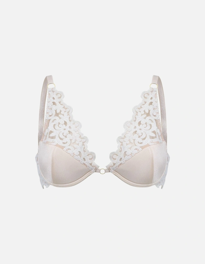 Lingerie Set Underwired Padded by Women - Peachy Beige Lingerie Sets