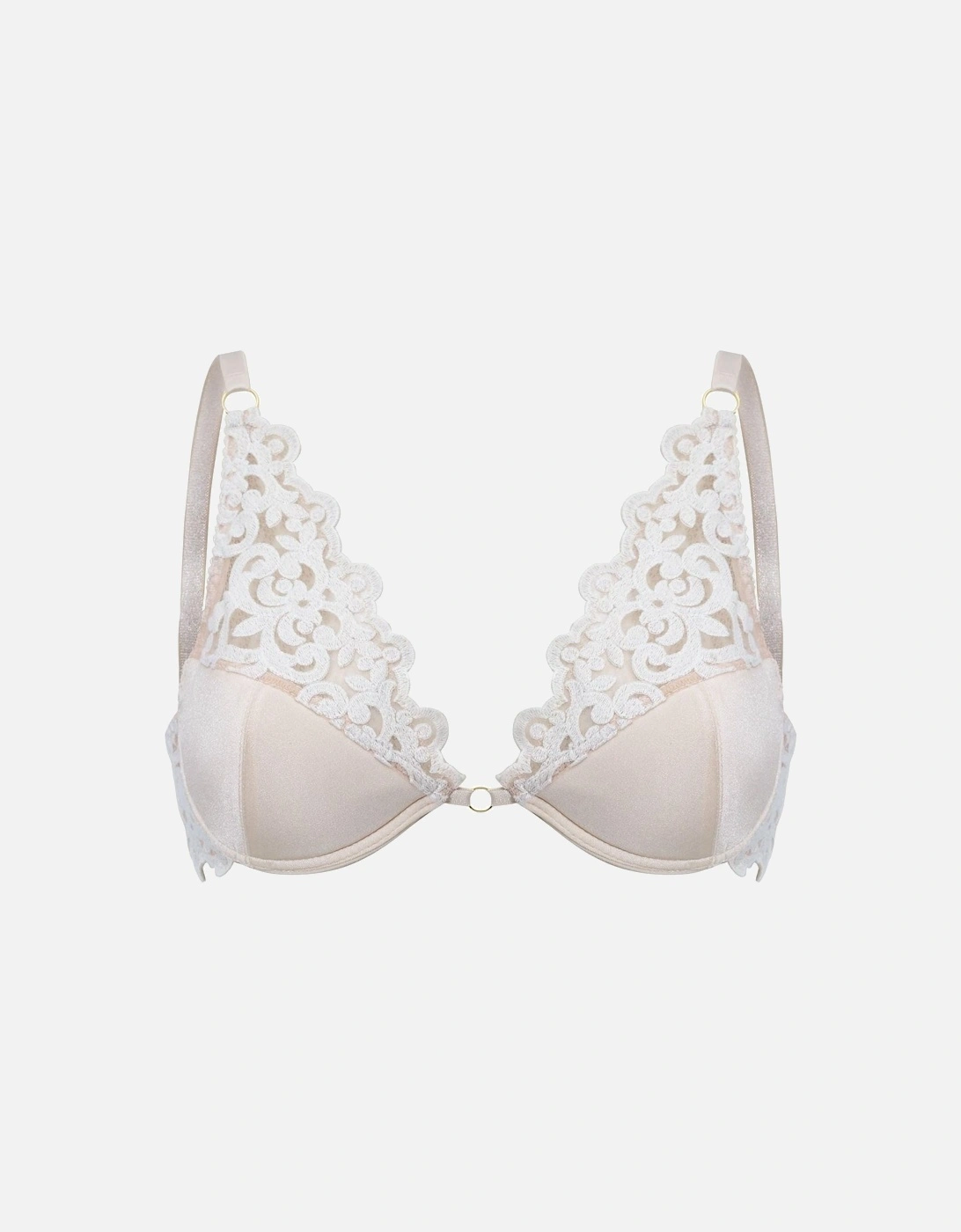 Lingerie Set Underwired Padded by Women - Peachy Beige Lingerie Sets