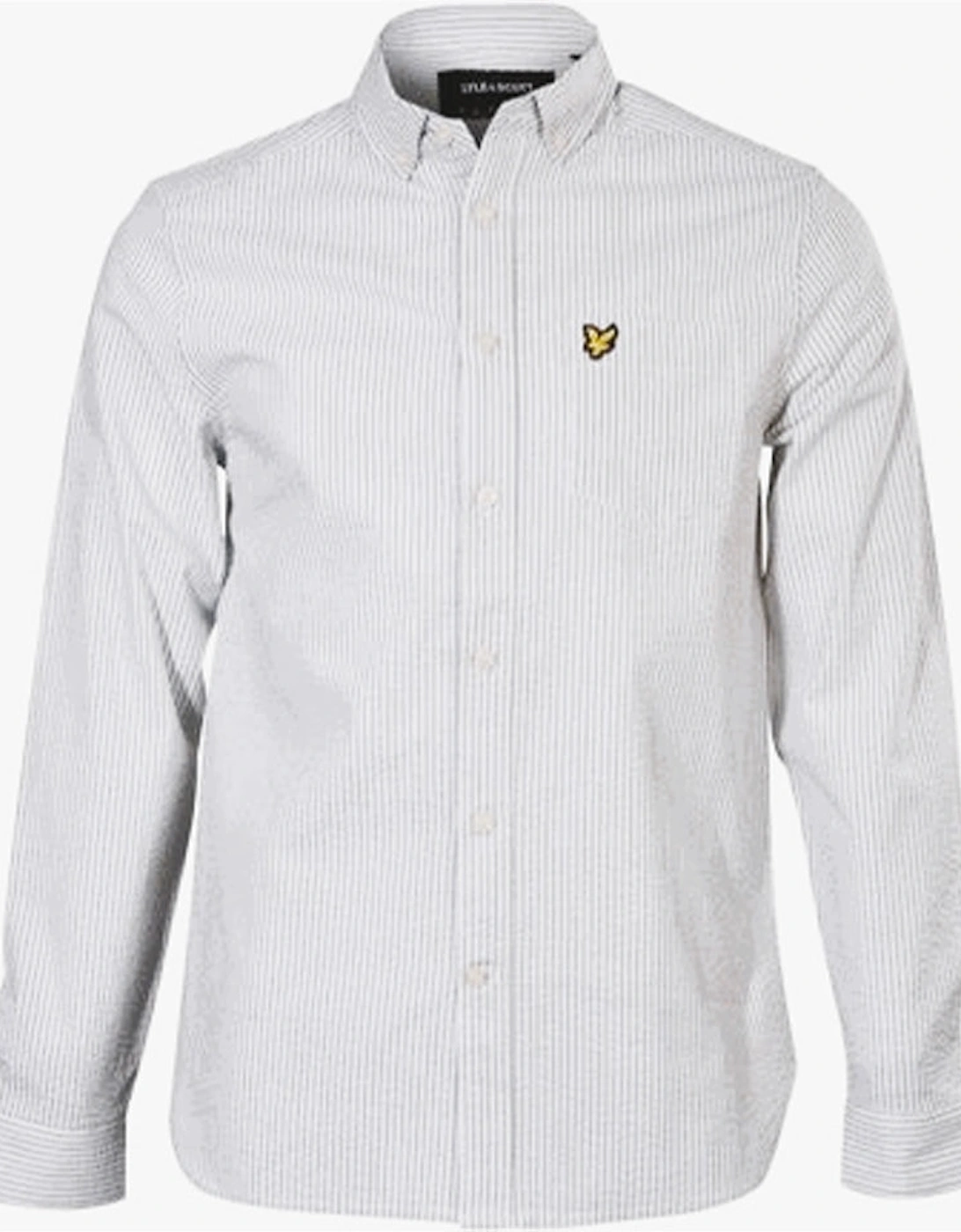 Seersucker Stripe Shirt, White, 2 of 1
