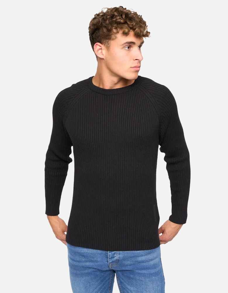 Mens Kramtax Knitted Raglan Pullover