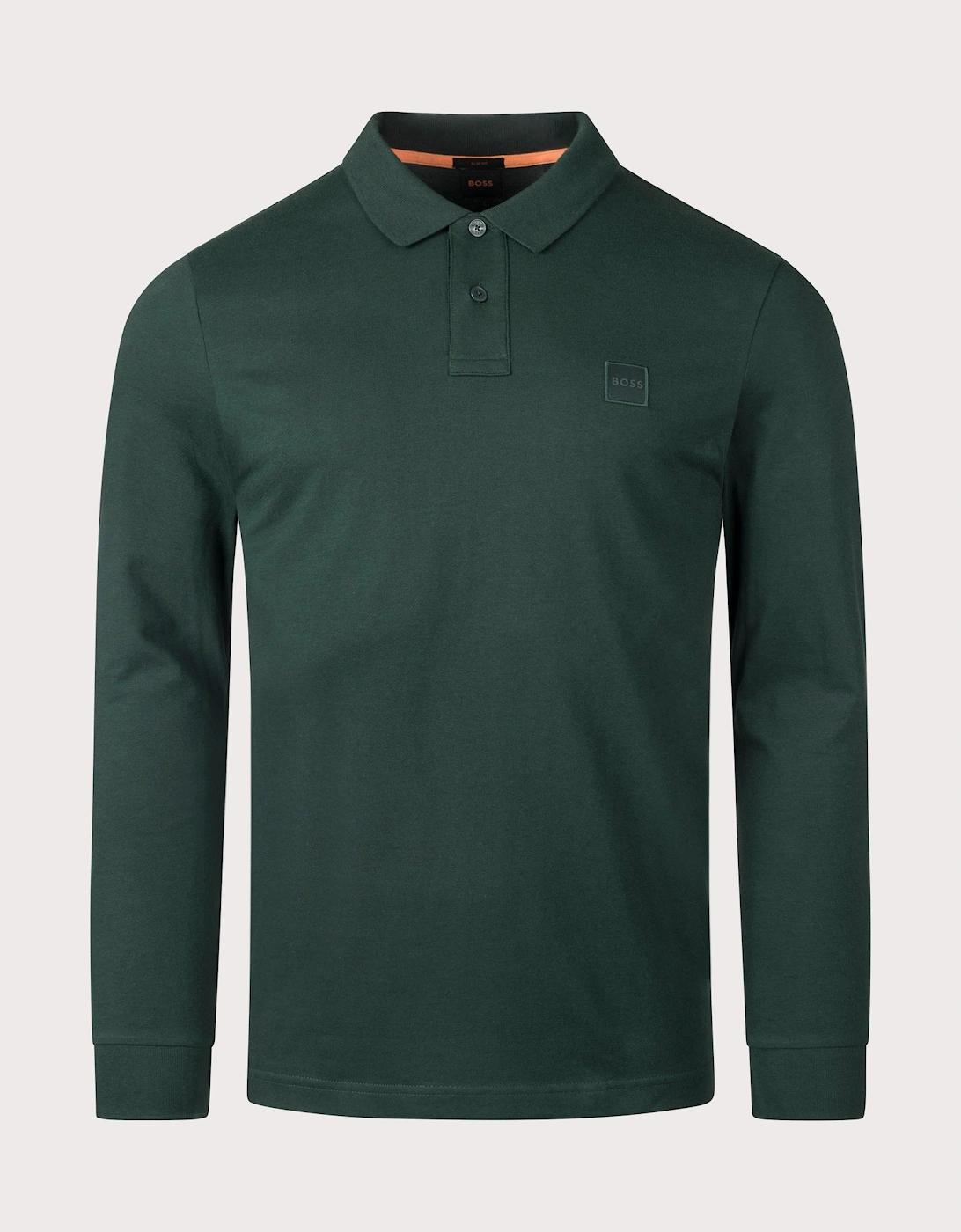 Slim Fit Passerby Long Sleeve Polo Shirt, 4 of 3