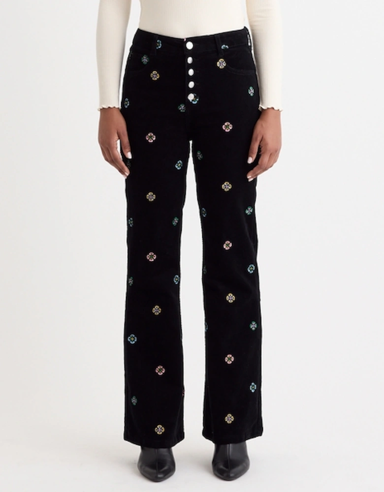 Kickflare Stretch-Cotton Corduroy Trousers