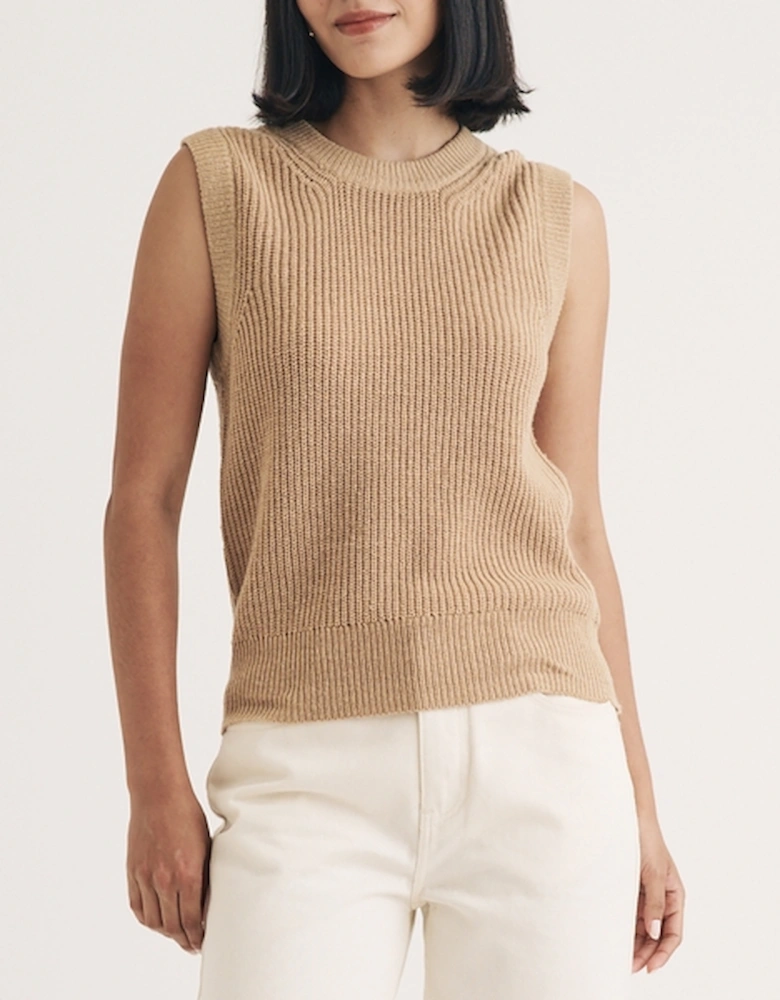 Rib-Knit Vest