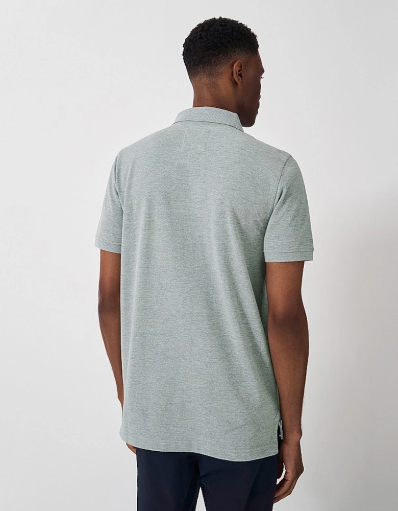 Men's Classic Pique Polo Grey Marl