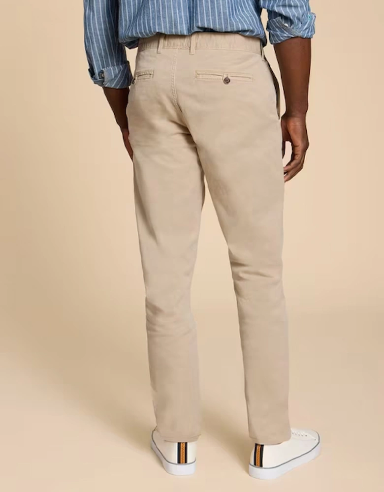 Men's Sutton Organic Chino Trousers Light Natural