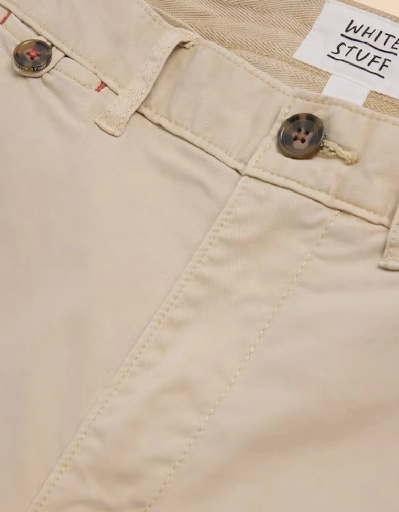 Men's Sutton Organic Chino Trousers Light Natural