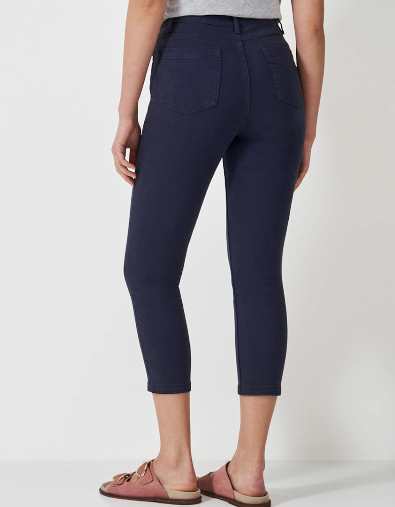 Women's Cropped Jeans Navy