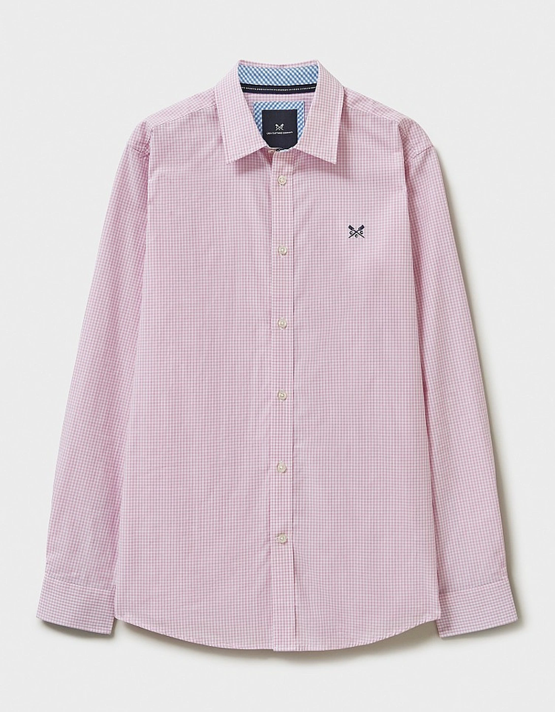 Men's Crew Classic Micro Gingham Shirt Heritage Pink/White