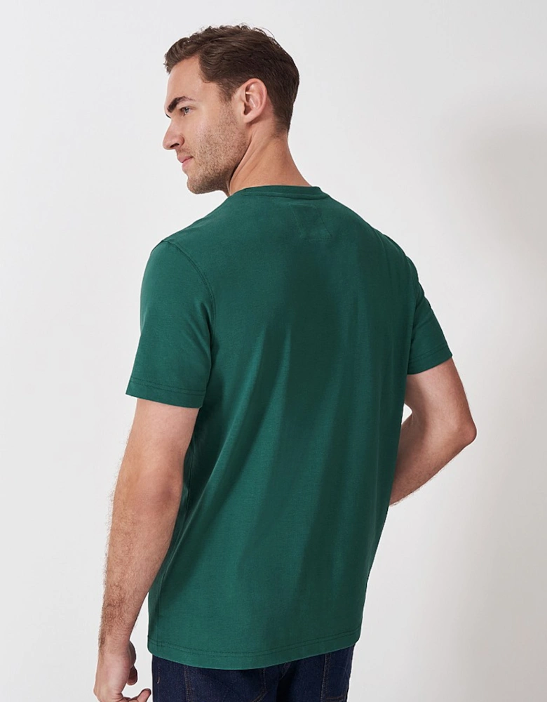 Men's Crew Classic Tee Teal Green