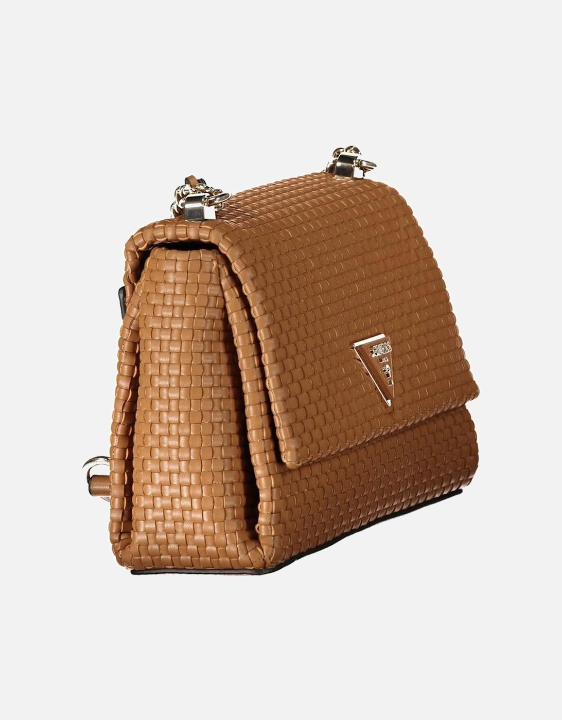 Leather Quilted Crossbody Bag Women - Brown Handbags