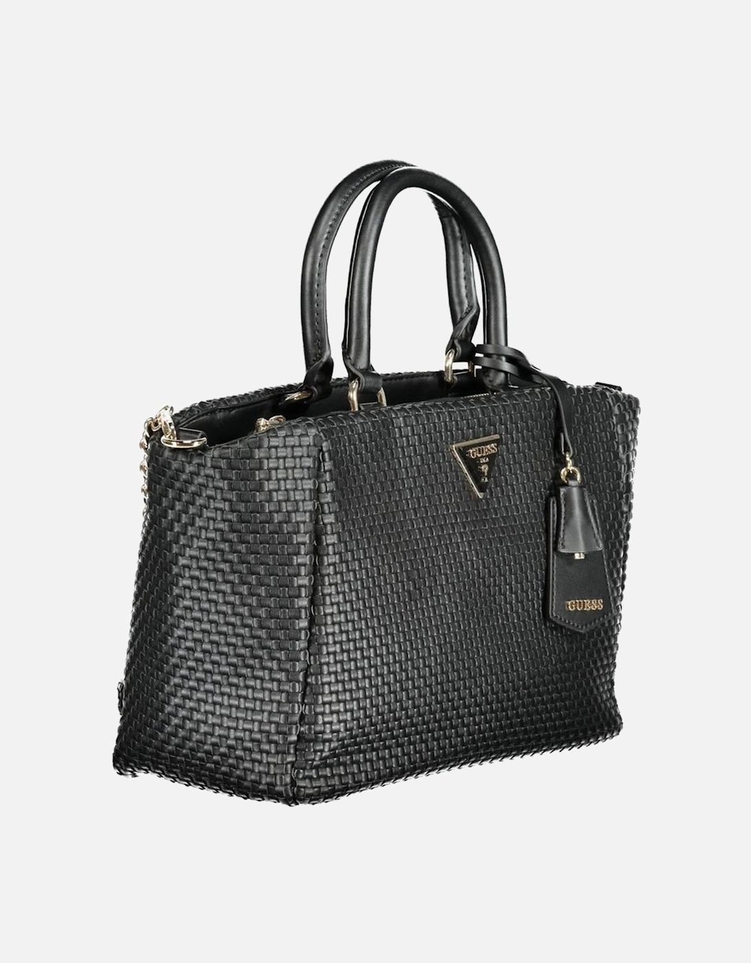 Black Polyethylene Handbag Women