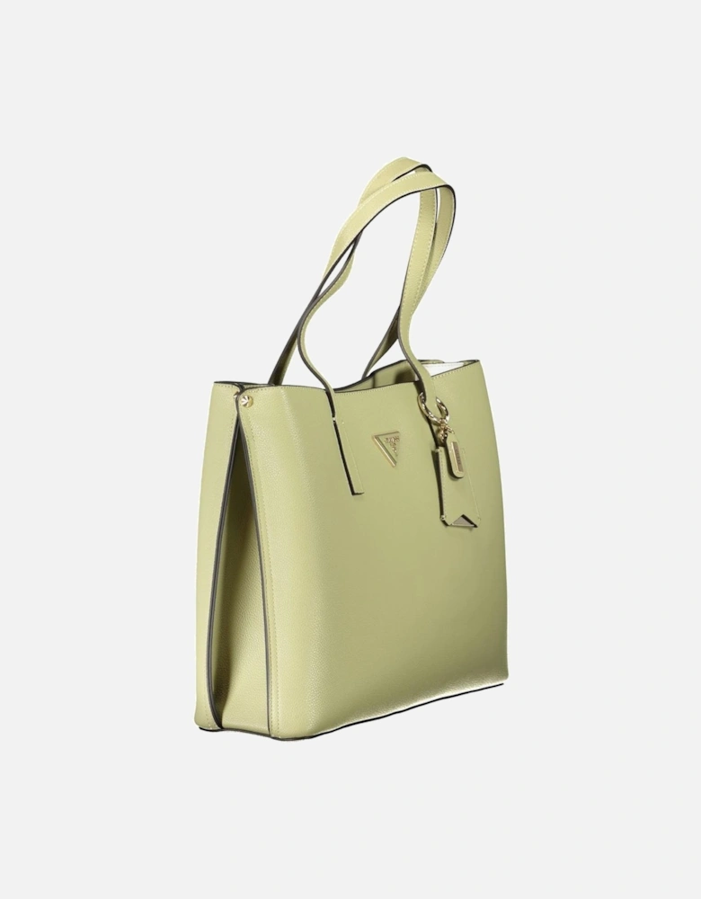 Leather Biker Jacket with Zipper Detailing Women - Green Handbags