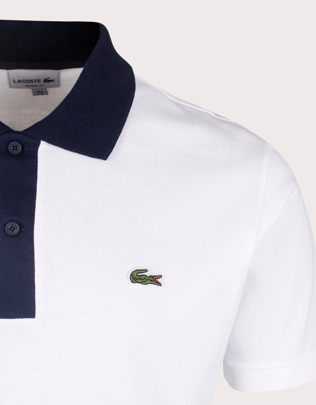 Ribbed Collar Polo Shirt