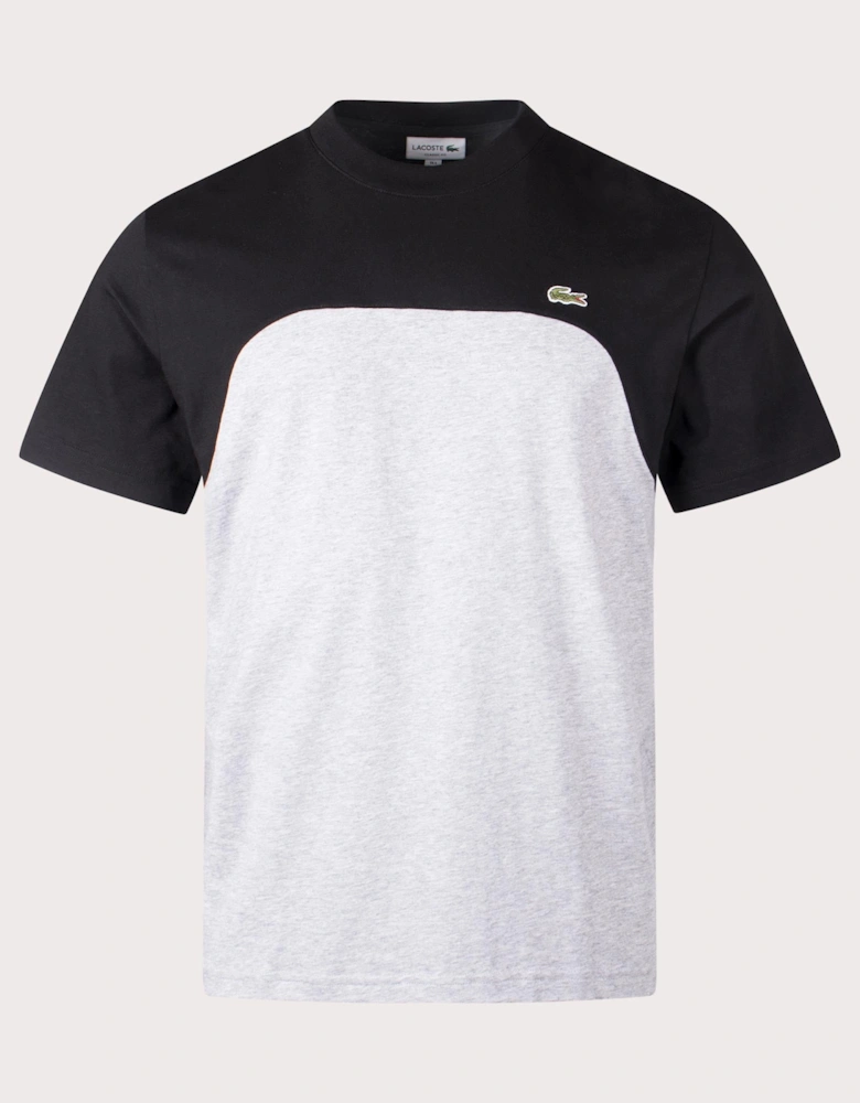 Cotton Jersey Colour-Block T-shirt