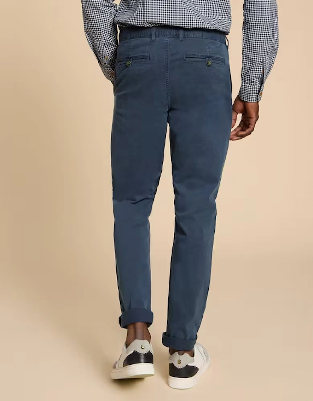 Sutton Organic Chino Trouser Dark Navy