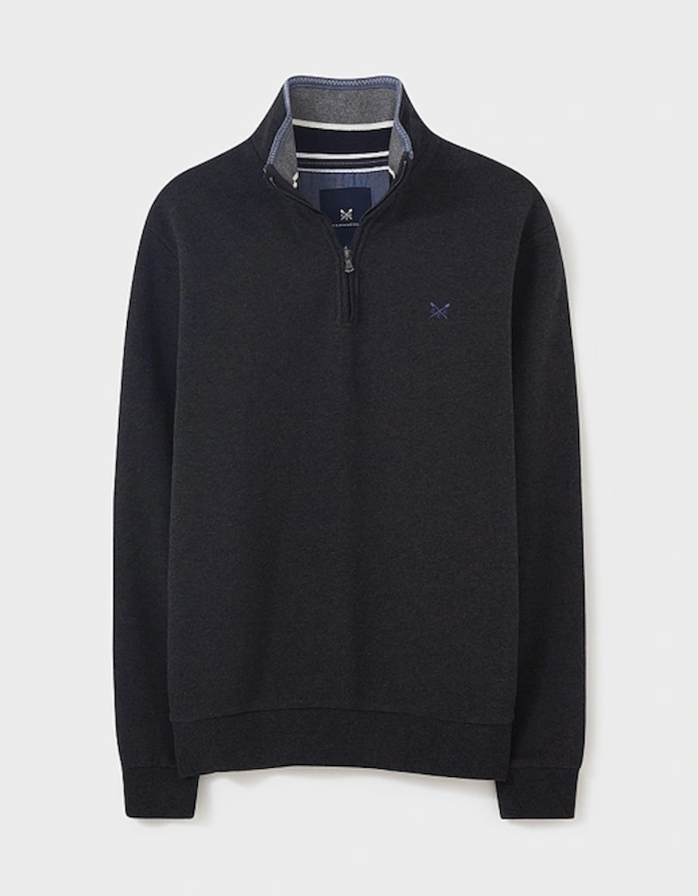 Men's Classic Half Zip Black