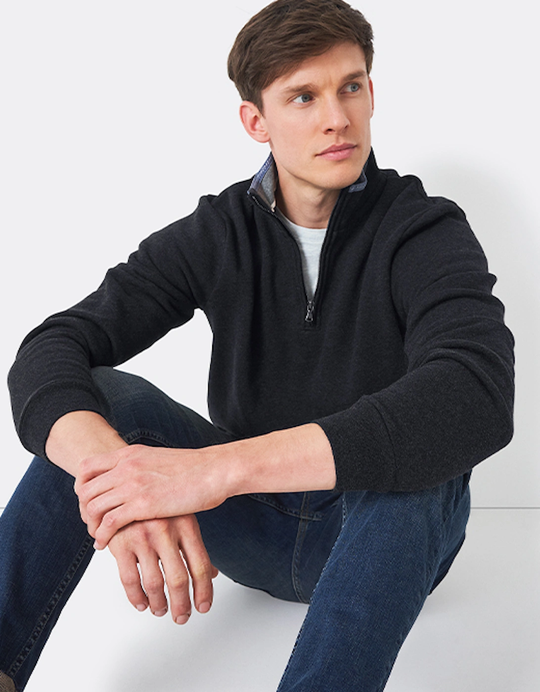 Men's Classic Half Zip Black, 5 of 4