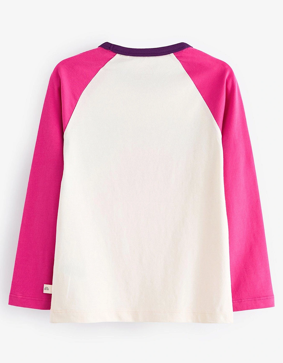 Smile Logo Long Sleeve T-Shirt - Pink