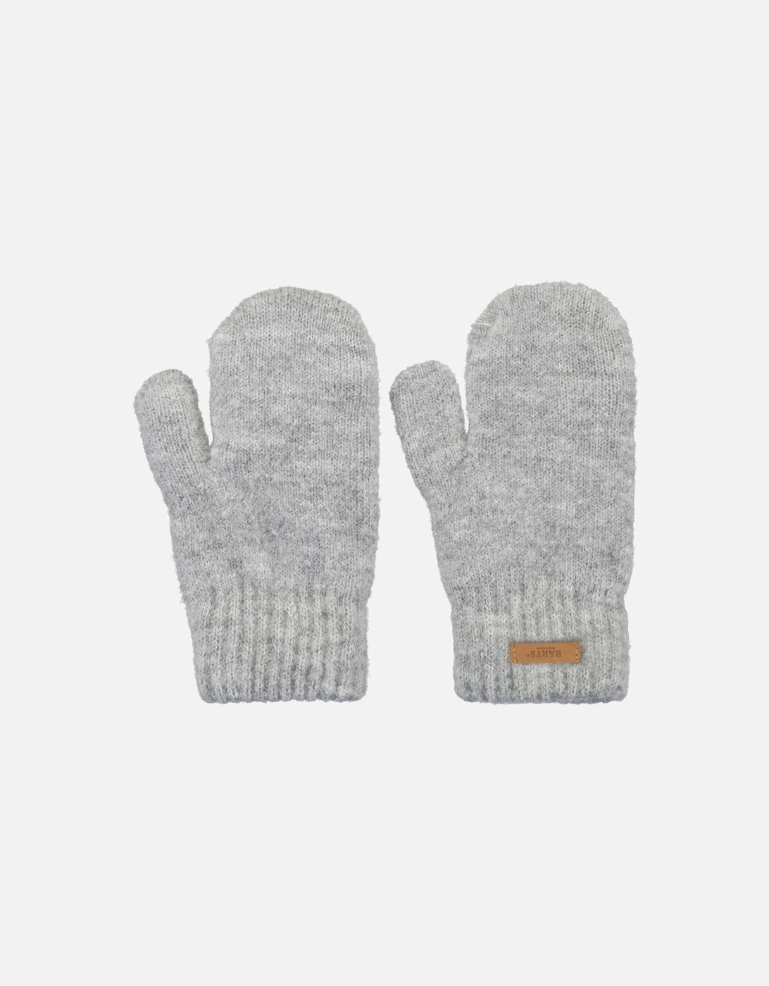 Barts Women's Barts Womens Witzia Comfy Knitted Fleece Lines Mittens - Grey