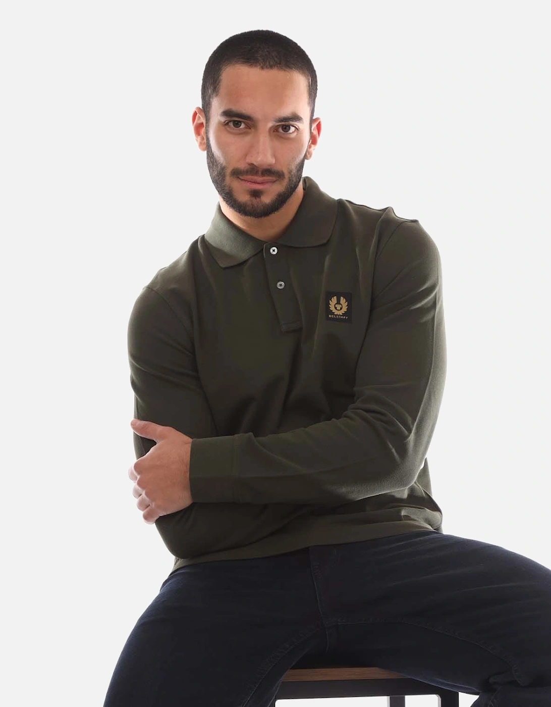 Long Sleeved Polo Shirt