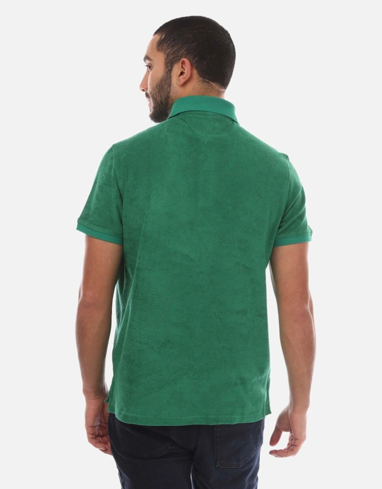 Micro Towelling Regular-Fit Polo Shirt