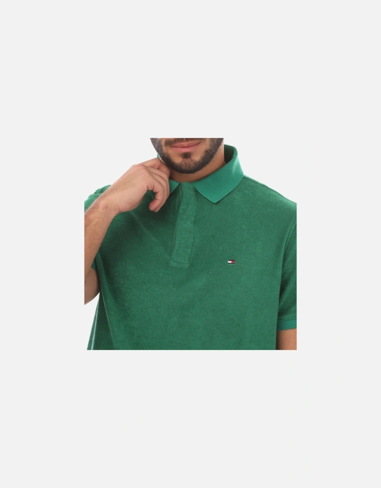 Micro Towelling Regular-Fit Polo Shirt