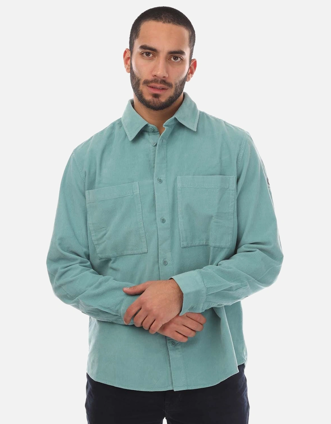 Belstaff Men's Blue Foundry Shirt - : 40/Regular L