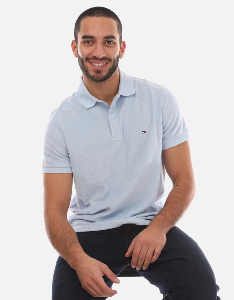 Micro Towelling Regular-Fit Polo Shirt